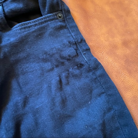 Express High Rise Distressed Skinny Jeans | Black | 00 - Picture 6 of 10